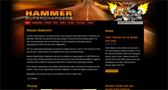 Desktop Screenshot of hammersuperchargers.com